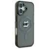 Karl Lagerfeld KLHMP16SHLSCHK iPhone16 6.1 czarny/black hardcase IML Metal Choupette Head MagSafe